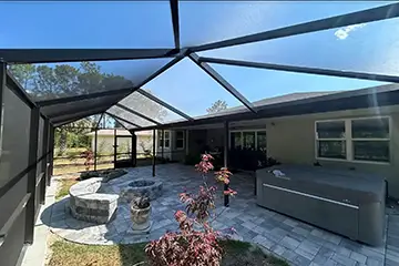 Gable screen enclosure by East Coast Aluminum